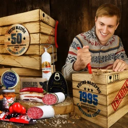 ✔️ Darčekový box s rumom Blue Mauritius | Darčekové balenie rumu prémium