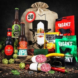 Pivný darčekový kôš pre mladého muža| Darčekové vrece s pivom