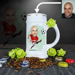 Vtipný darček pre pivárov k narodeninám, Vianociam | Pivný polliter s potlačou