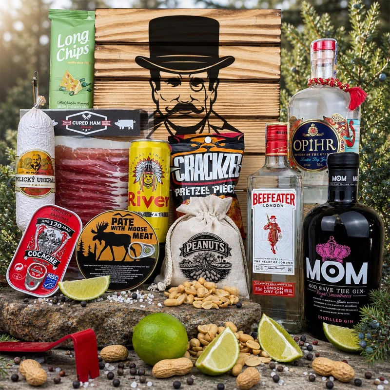 ✔️ Becherovka darčekové balenie v darčekovej debne s páčidlom
