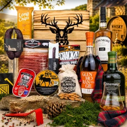 ✔️ Opálená darčeková debna s whisky v darčekovom balení