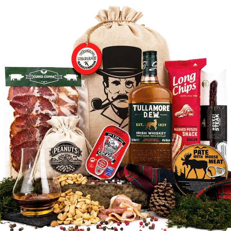 Darčekové vrece s whisky Tullamoredew