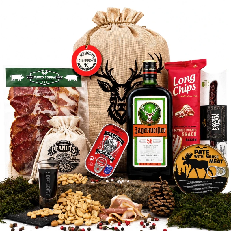 Darčekové vrece s Jagermeisterom