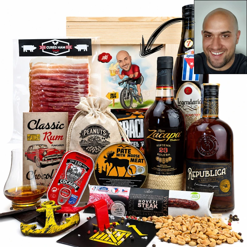 ✔️ Originálny vtipný darček pre cyklistu | Darčekové balenie Don Papa 7yo