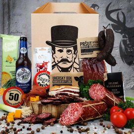 Darčeková krabička mäsožravec Premium s Majzlom