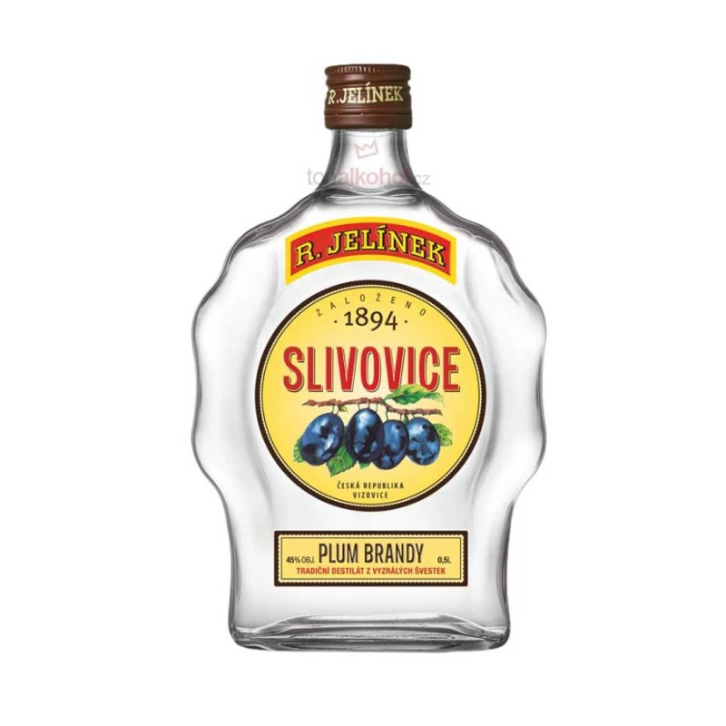 Slivovice budík Rudolf Jelínek 0,7l 45% vol